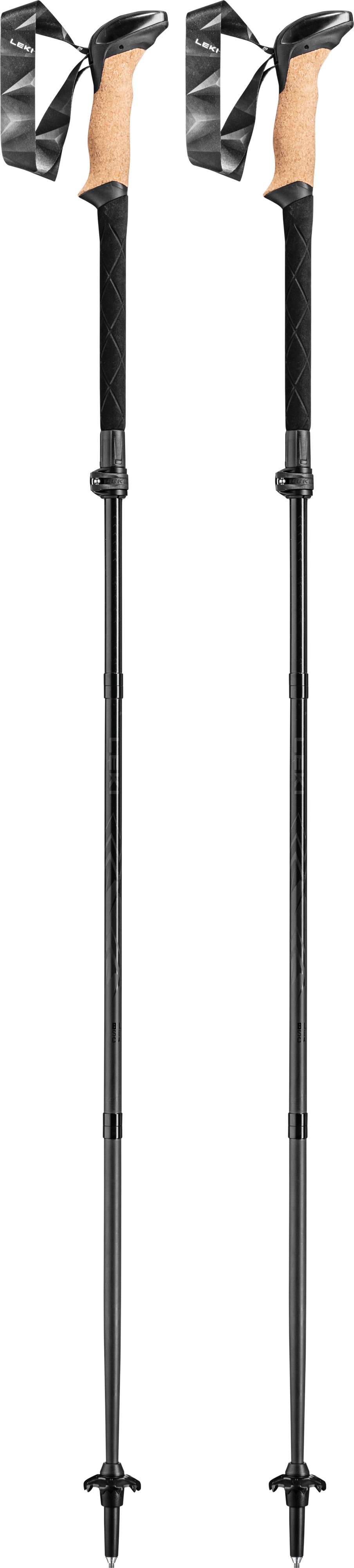 Leki BLACK SERIES FX CARBON - faltbare Trekkingstöcke