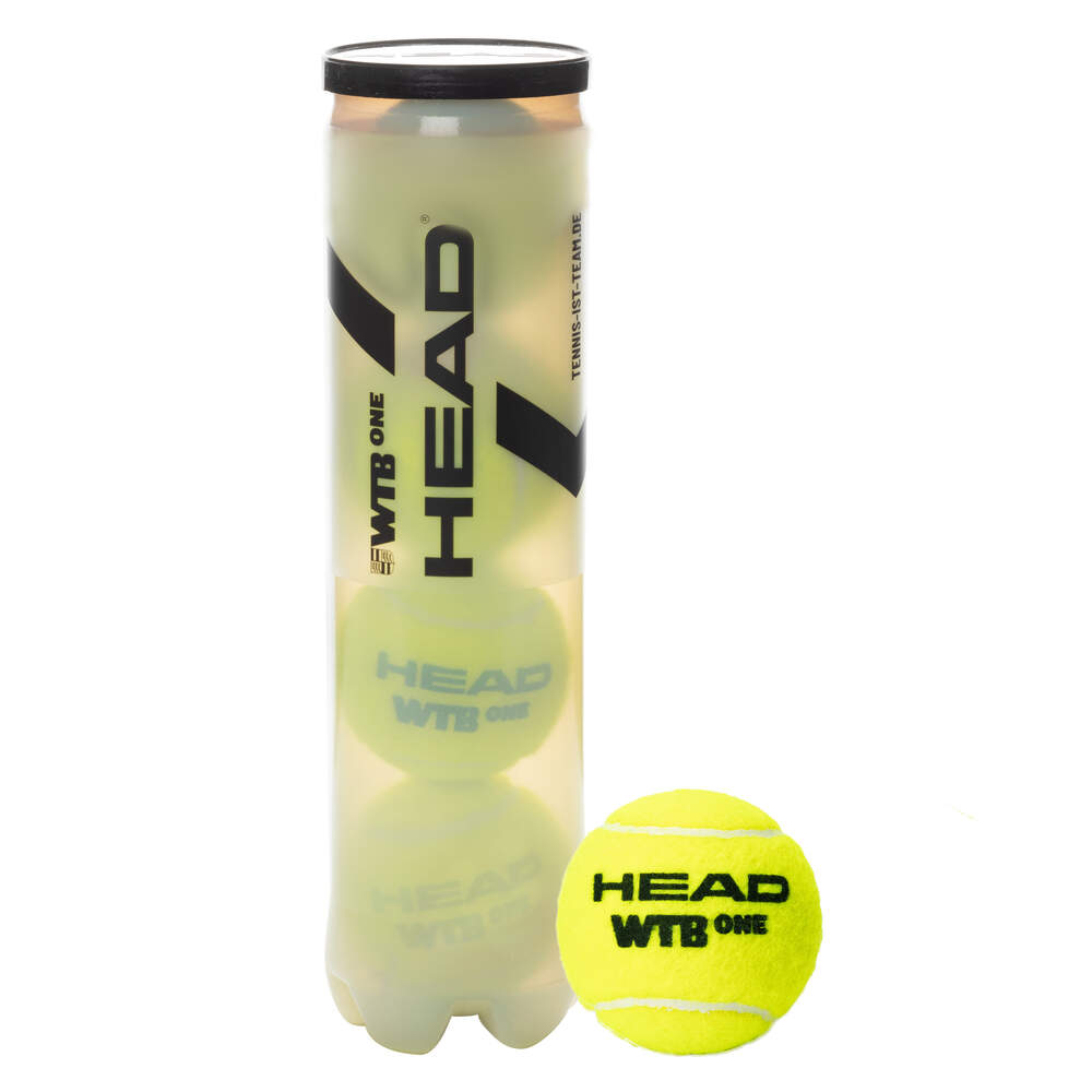 HEAD 4B WTB one - Tennisbälle 4 Stk. (offizieller Spielball des WTB)