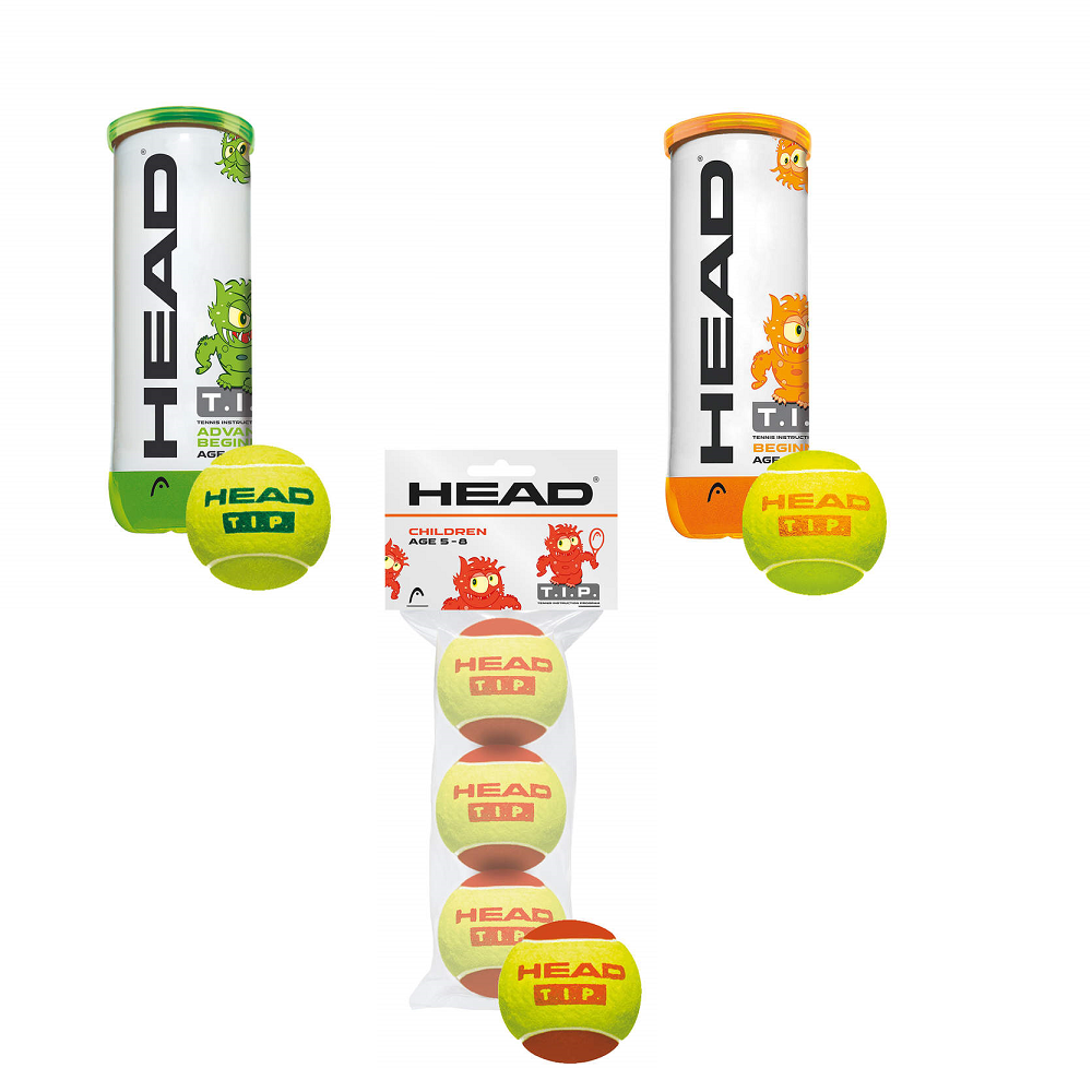 HEAD T.I.P. - (Lern-) Tennisbälle, 2 x 3er-Pack